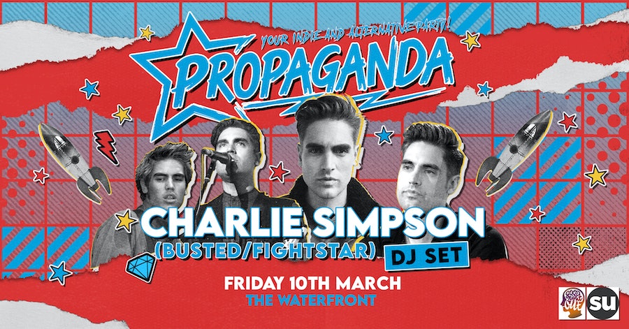 TONIGHT!! Propaganda Norwich – Charlie Simpson DJ Set!