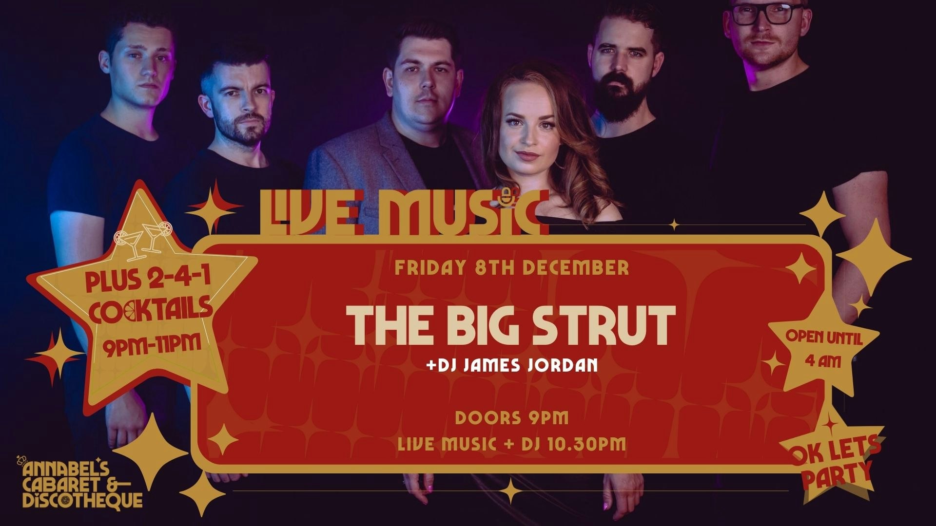 Live Music: THE BIG STRUT // Annabel’s Cabaret & Discotheque