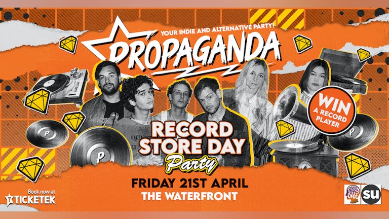 Propaganda Norwich - Record Store Day - Win A Record Player!