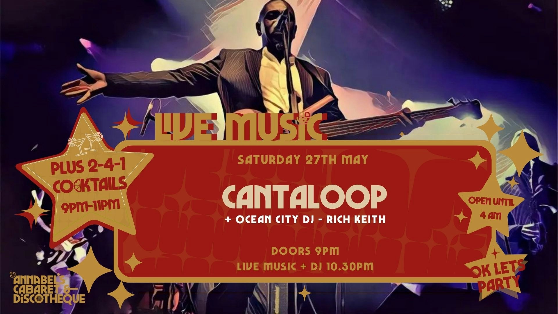 Live Music: CANTALOOP // Annabel’s Cabaret & Discotheque