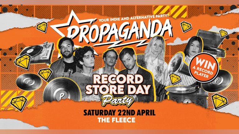 Propaganda Bristol - Record Store Day - Win A Record Player!