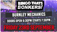 Bingo That’s Bonkers ( Penny Black Bar ) VENUE CHANGE AND DATE CHANGE
