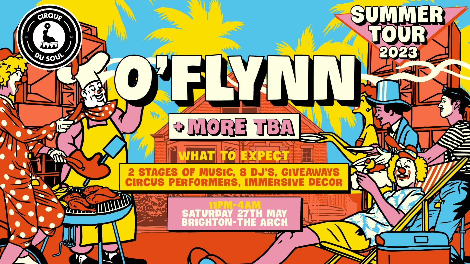 Cirque Du Soul: Brighton // O’flynn