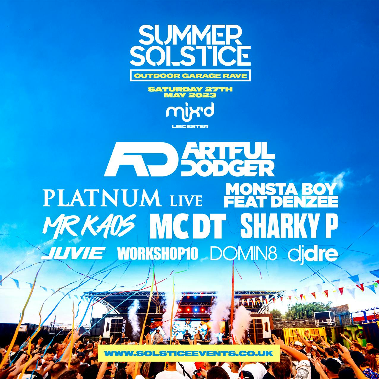 Summer Garage Outdoor Rave – Leicester [FINAL 10 TICKETS]
