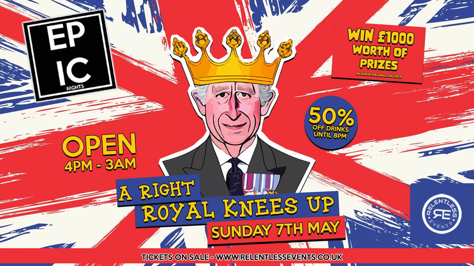 EPIC BANK HOLIDAY ‘ROYAL KNEES UP’ AT REFLEX BIRMINGHAM