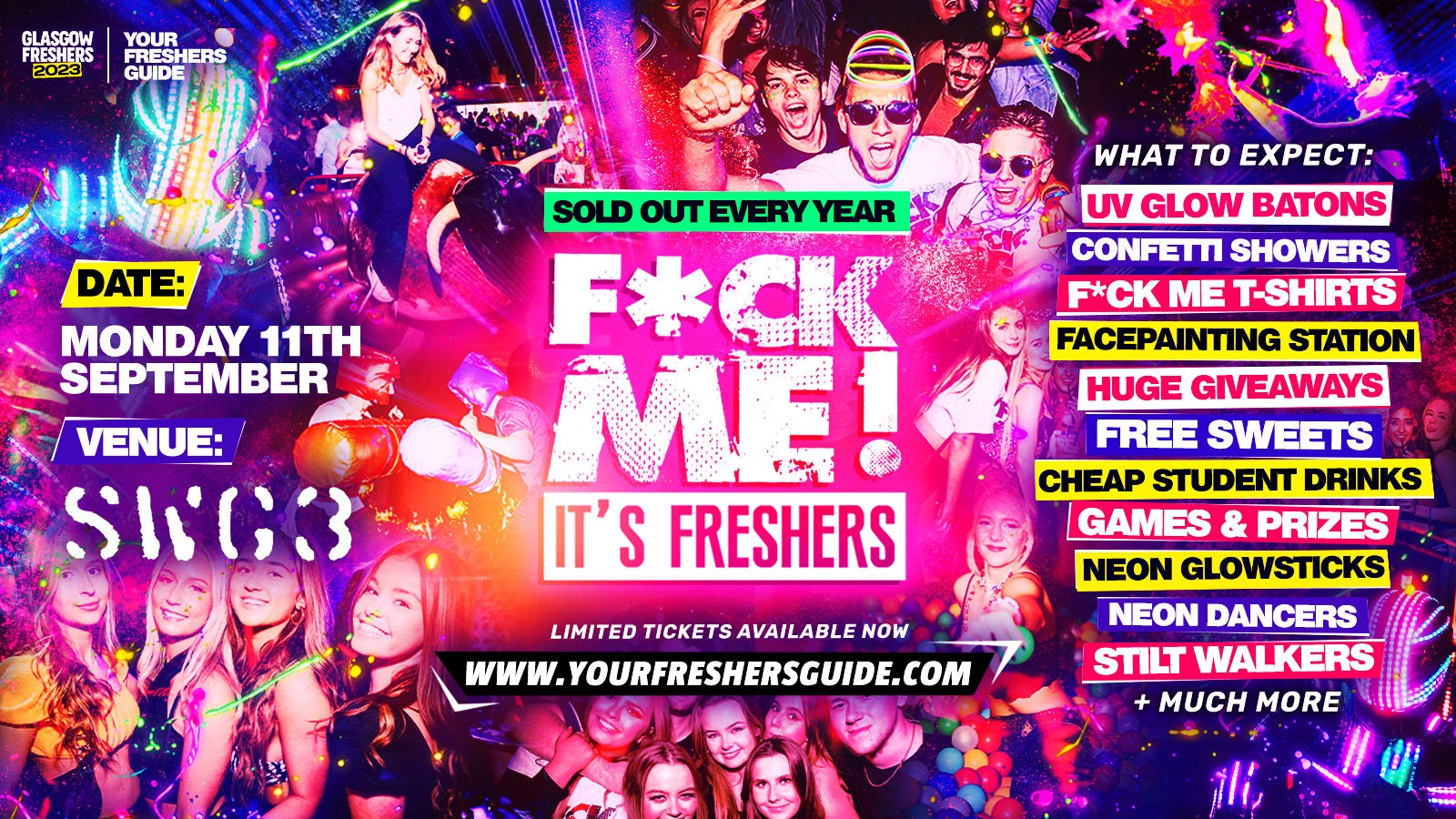 F*CK ME It’s Freshers – Glasgow Freshers 2023