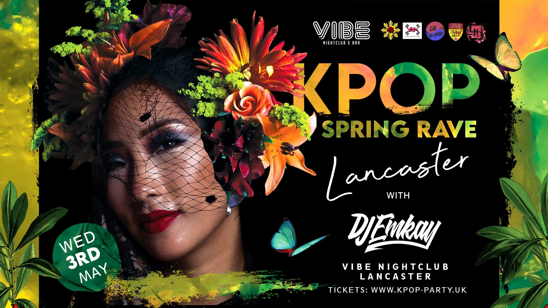 K-Pop Spring Rave Lancaster – with DJ EMKAY | Wednesday 3rd May