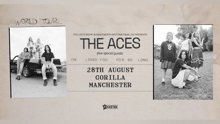 The Aces - Upgraded to Manchester Academy 2