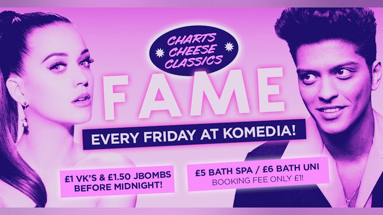 FAME // TUESDAY SPECIAL! // 400 SPACES ON THE DOOR!!