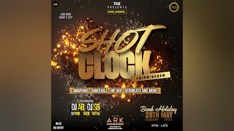 ΤΛΣ PRESENTS: SHOT CLOCK (Birmingham)