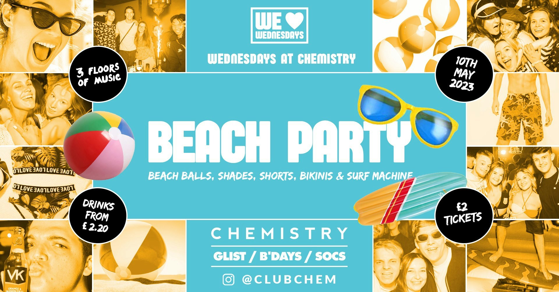 We Love Wednesdays  ∙  BEACH PARTY