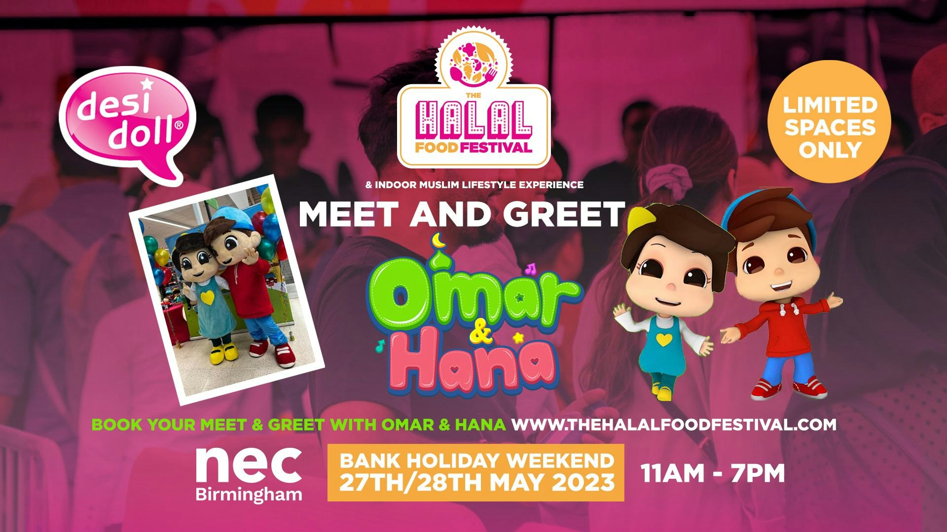 Book Your Free ‘OMAR & HANA’ Meet & Greet!