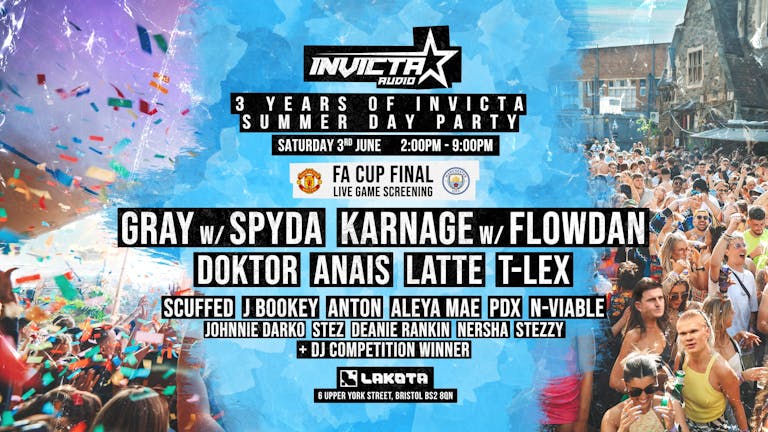 3 Years Of Invicta Audio: Summer Day Party
