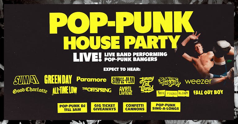 POP PUNK HOUSE PARTY - BLINK 182 TICKET GIVEAWAY! 