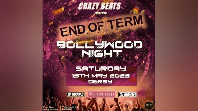 BOLLYWOOD NIGHT - DERBY | The Mixing House