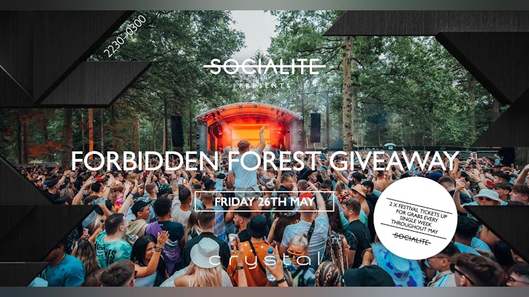 Socialite Fridays | Forbidden Forest Giveaway  | Crystal Bar Sheffield