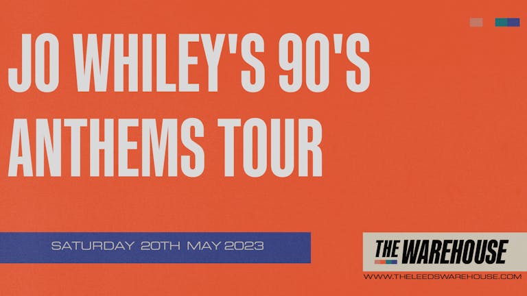 Jo Whiley's 90's anthems tour 