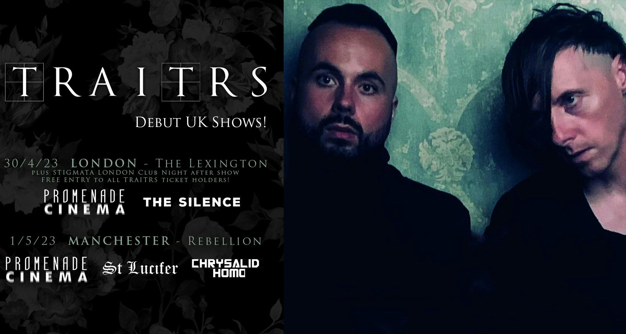 TRAITRS – Debut UK Shows- London
