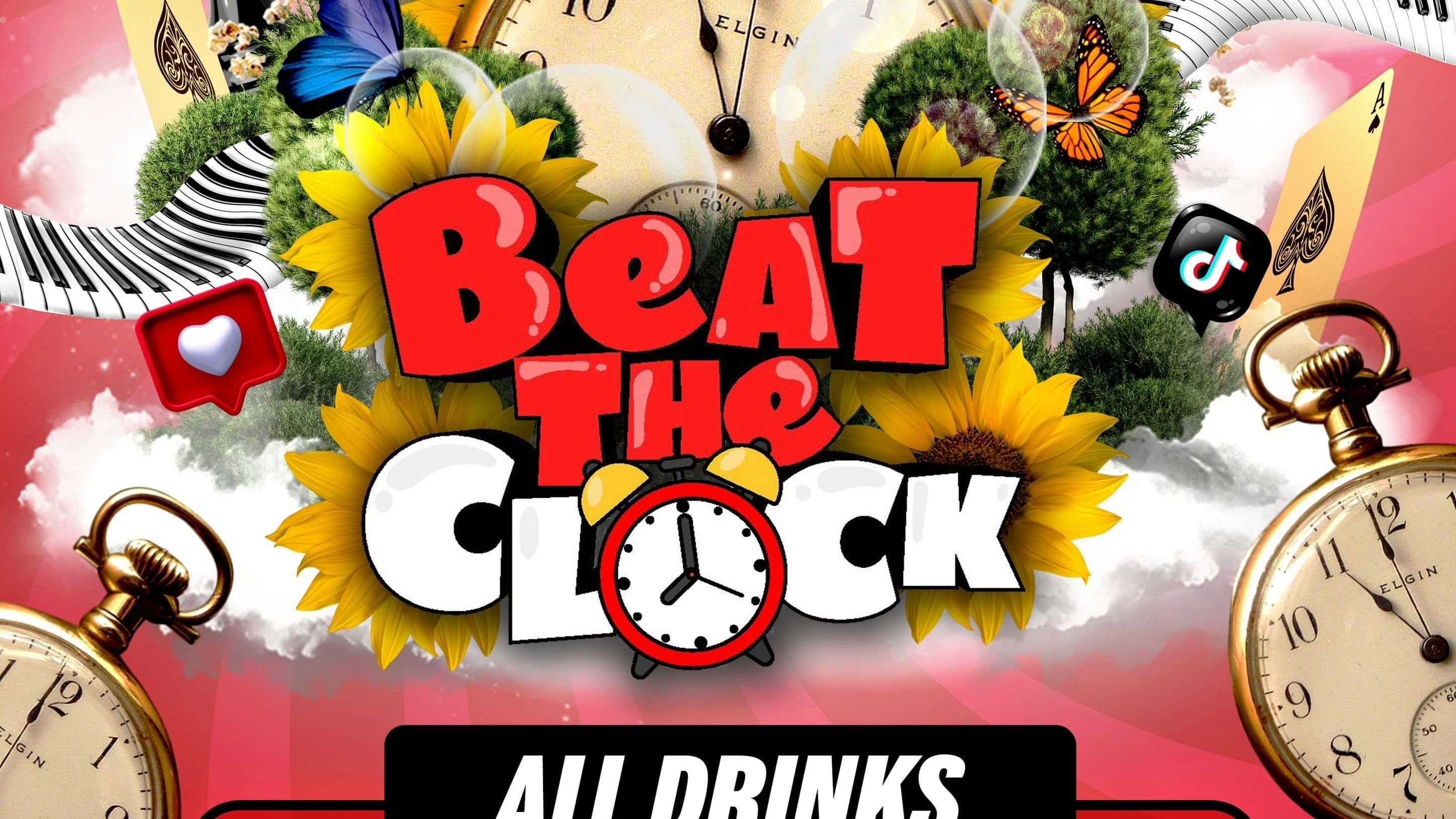 Beat The Clock//STUDENT MONDAYS