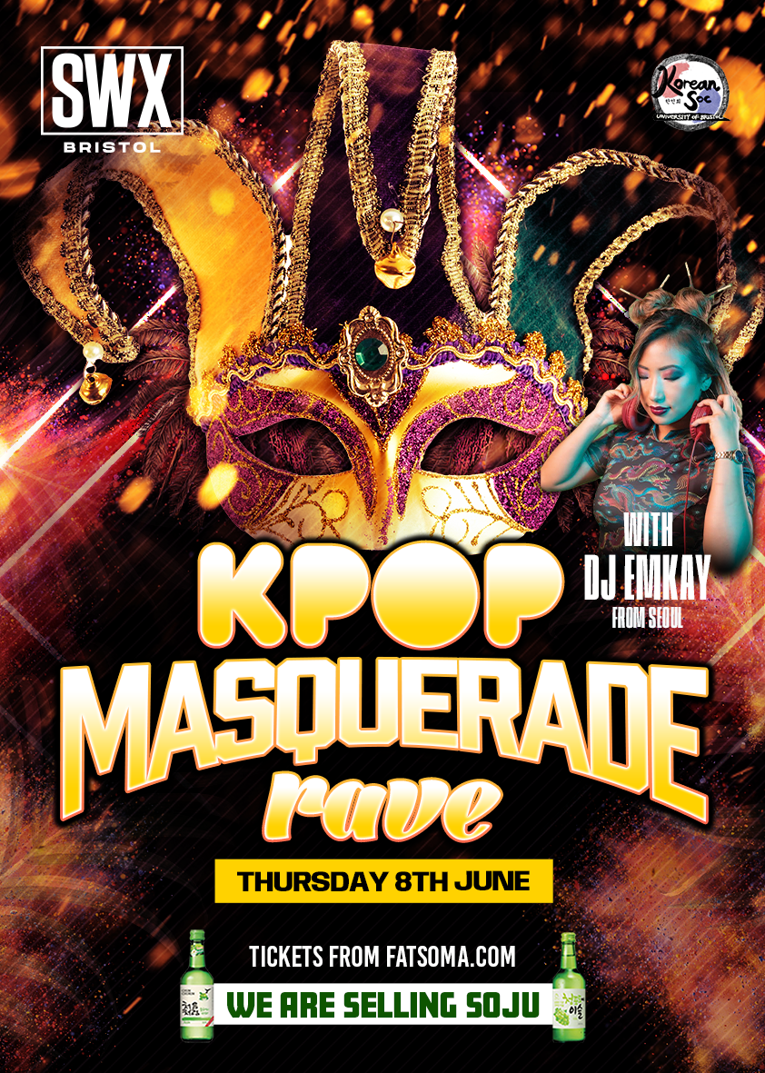 Bristol KPOP Masquerade Rave Ft DJ Emkay