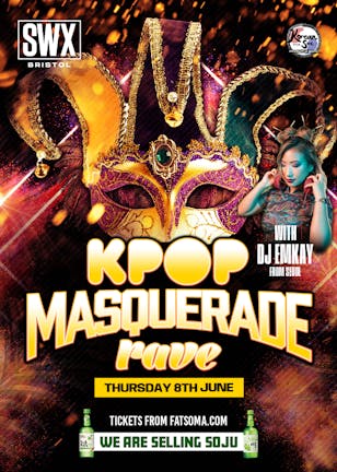 Bristol KPOP Masquerade Rave Ft DJ Emkay 