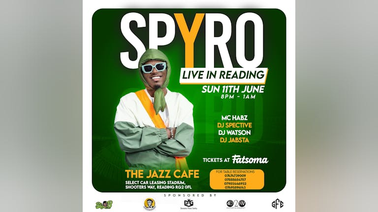 SPYRO (Who Is Your Guy) Live In READING