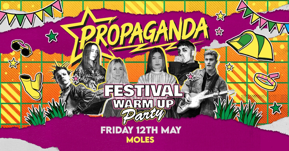 TONIGHT! Propaganda Bath – Festival Warm-Up Party!