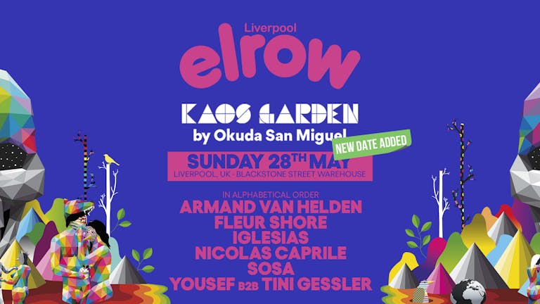 elrow Liverpool - SECOND DATE ADDED - Sun 28th May - Blackstone Street Warehouse