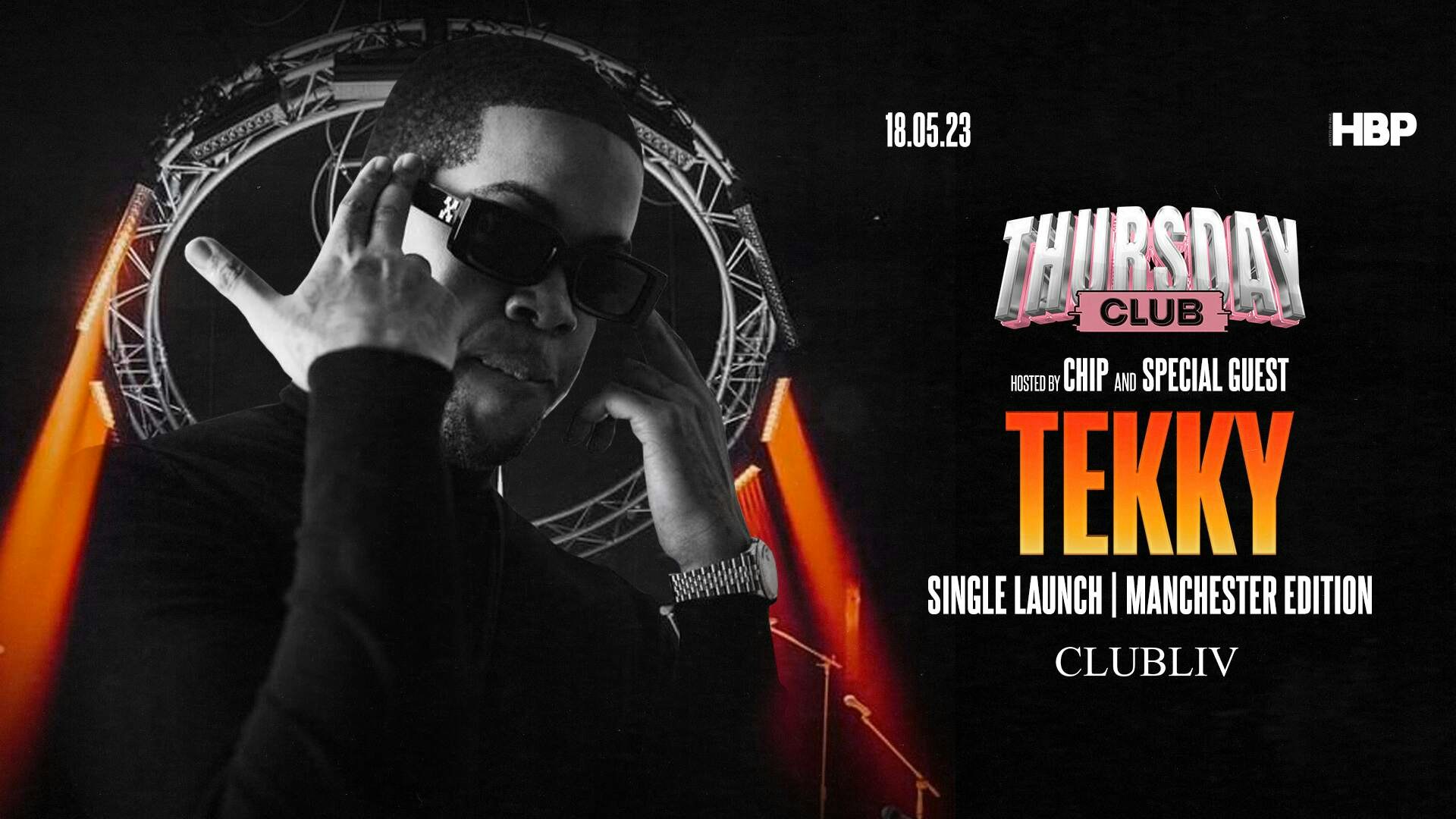 LIVE PERFORMANCE by Platinum artist ‘CHIP’ 🔥 THURSDAY CLUB @ CLUB LIV  🌸 DRINKS FROM £3 ALL NIGHT !! FREE TICKETS BELOW