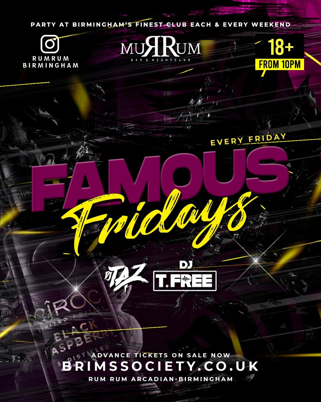FAMOUS FRIDAYS AT RUMRUM