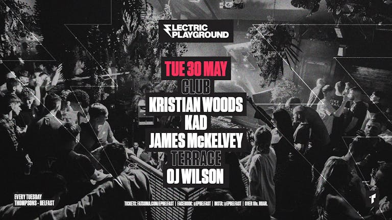 Electric Playground. Tuesday's at Thompsons ⚡️