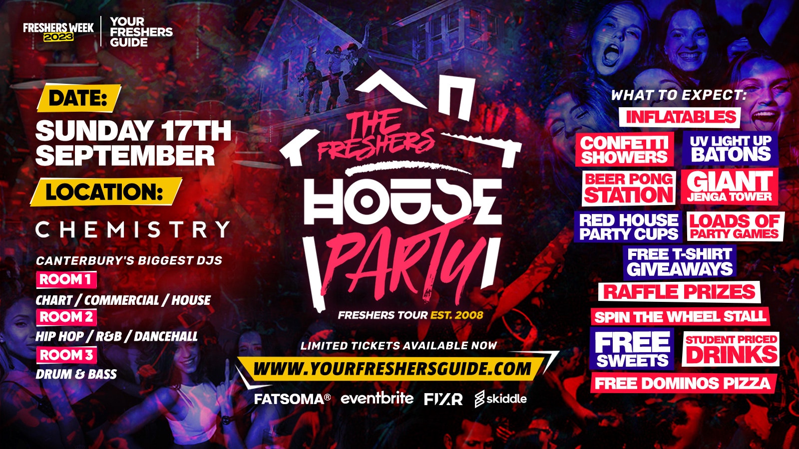 The Project X Freshers House Party – Canterbury Freshers 2023