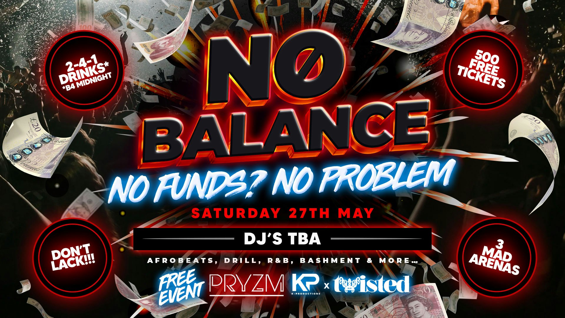 NO BALANCE | Twisted x K Productions | FREE PARTY