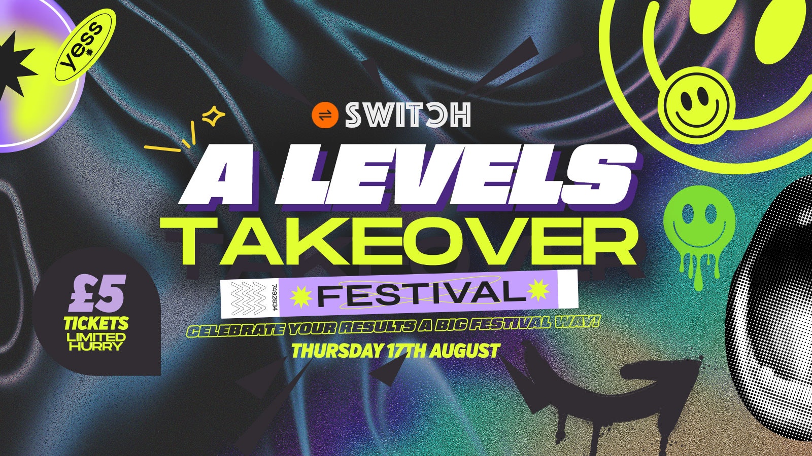 A Levels TakeOver Festival | The North Wests BIGGEST A Levels Rave