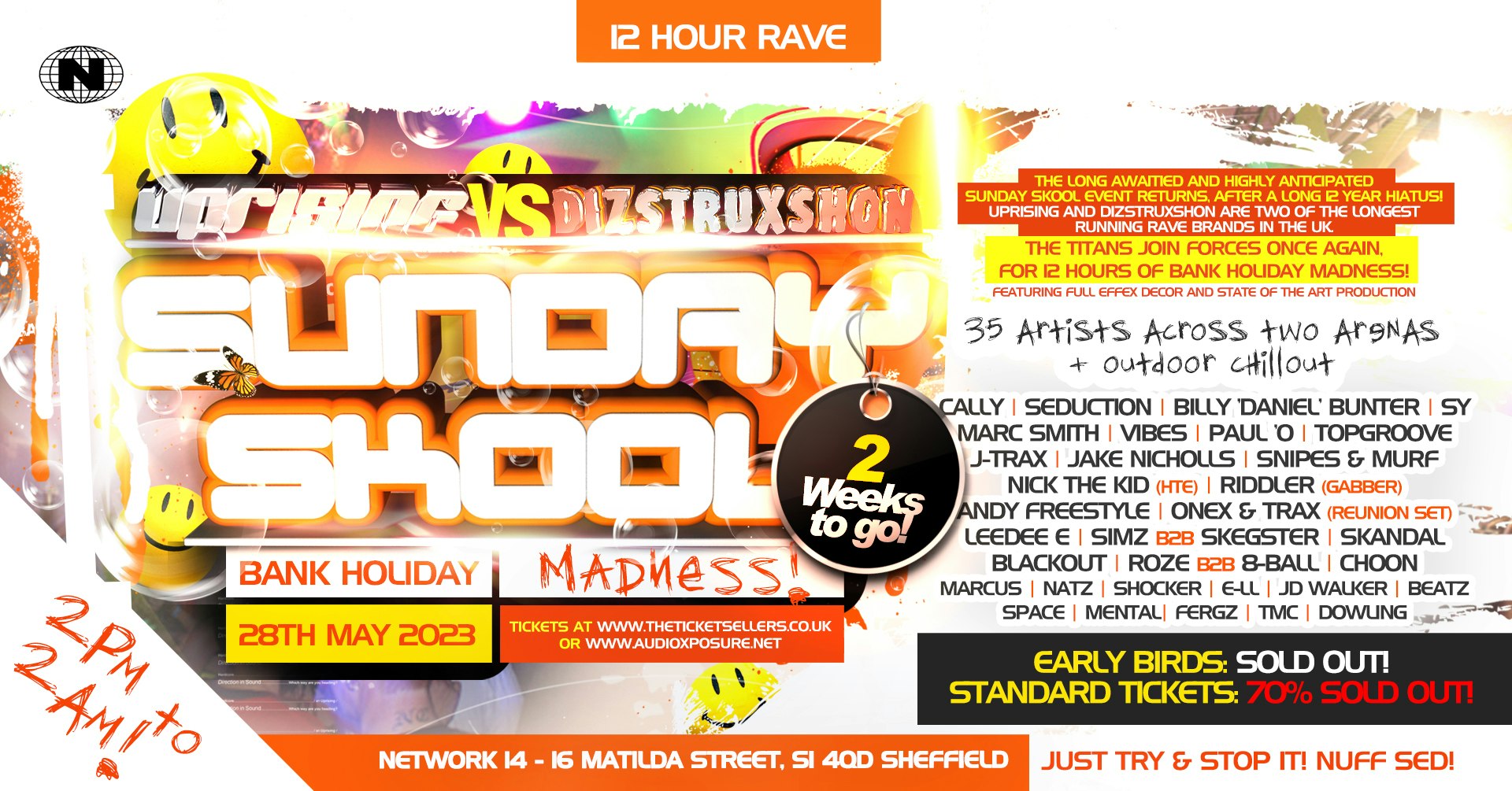 Uprising vs Dizstruxshon Sunday Skool