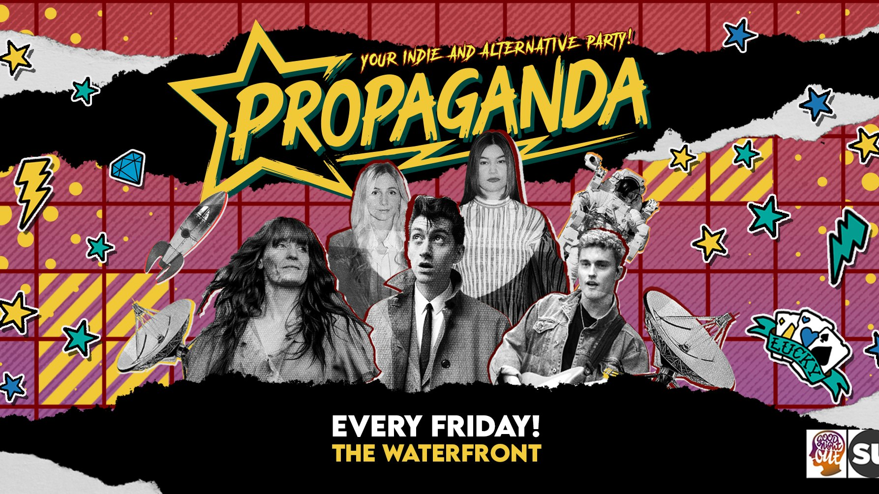 TONIGHT! Propaganda Norwich at The Waterfront!