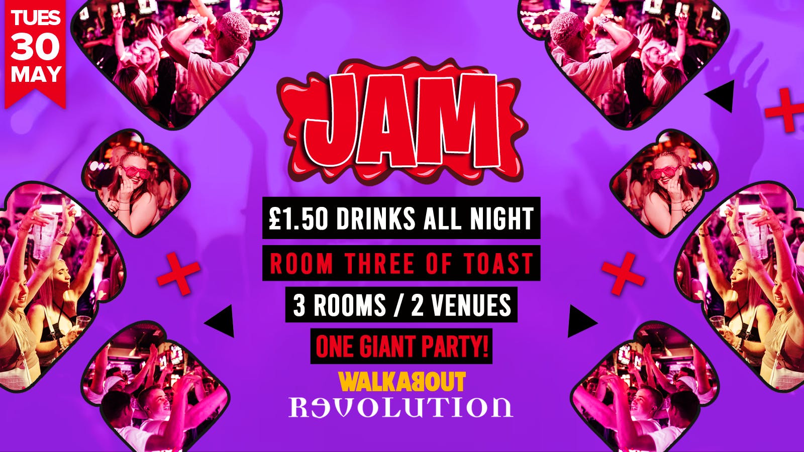 Jam • Room 3 Of Toast • Walkabout & Revolution