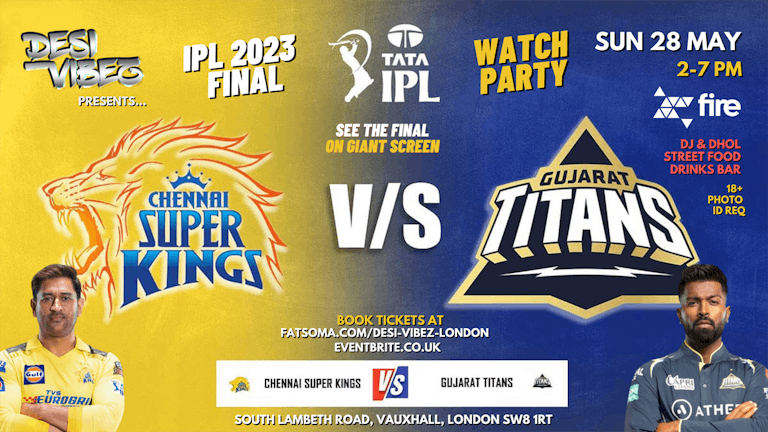 IPL 2023 FINAL WATCH PARTY - CRICKET SCREENING & DAY PARTY