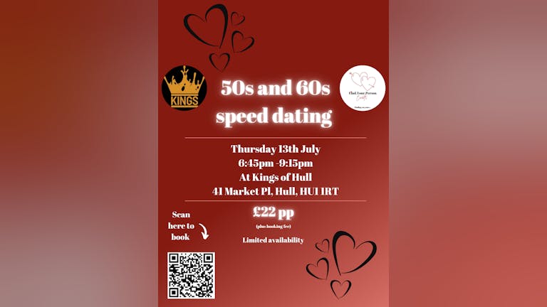Speed dating 50s & 60s
