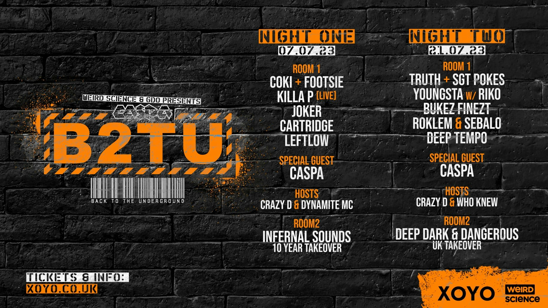 Caspa : Back 2 The Underground (Night 1)