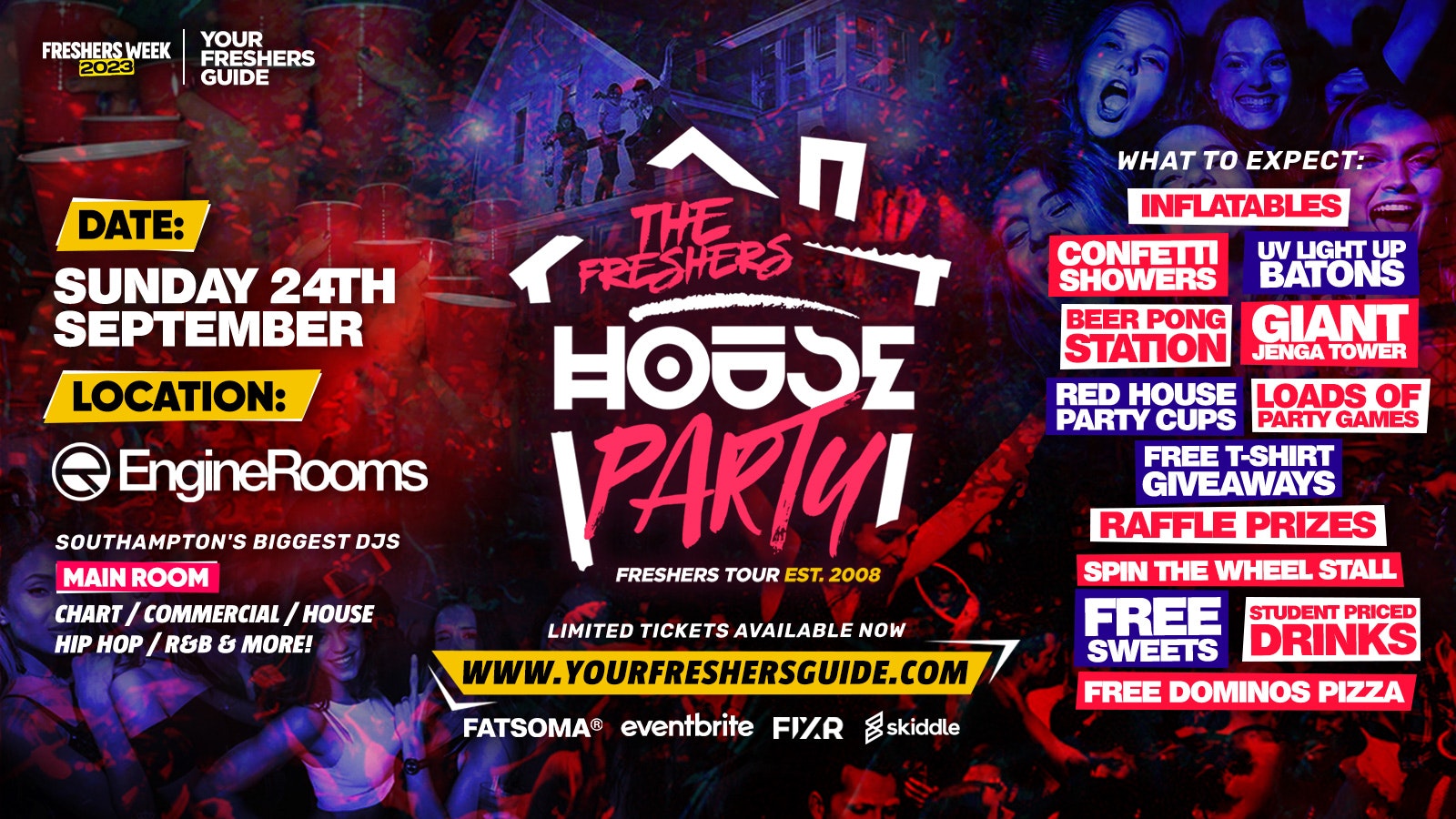 The Project X Freshers House Party – Southampton Freshers 2023