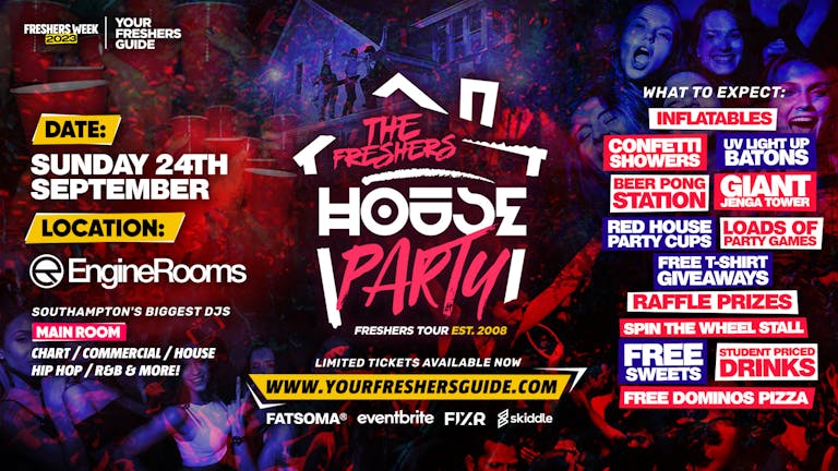 The Project X Freshers House Party - Southampton Freshers 2023