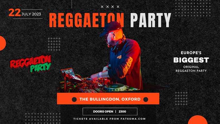 Reggaeton Party (Oxford) July 2023