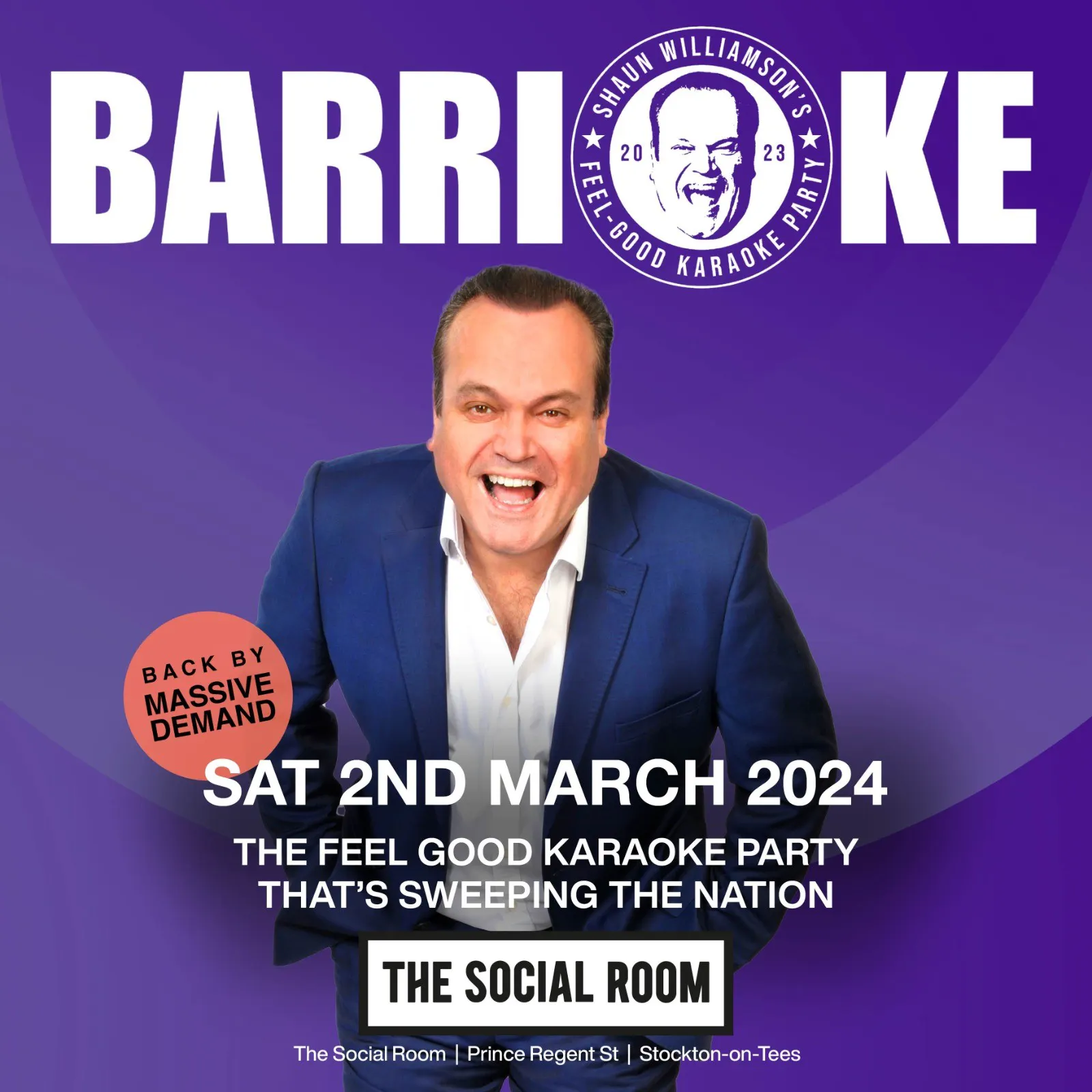 BARRIOKE at The Social Room Stockton, Stockton-on-Tees on 2nd Mar 2024 ...