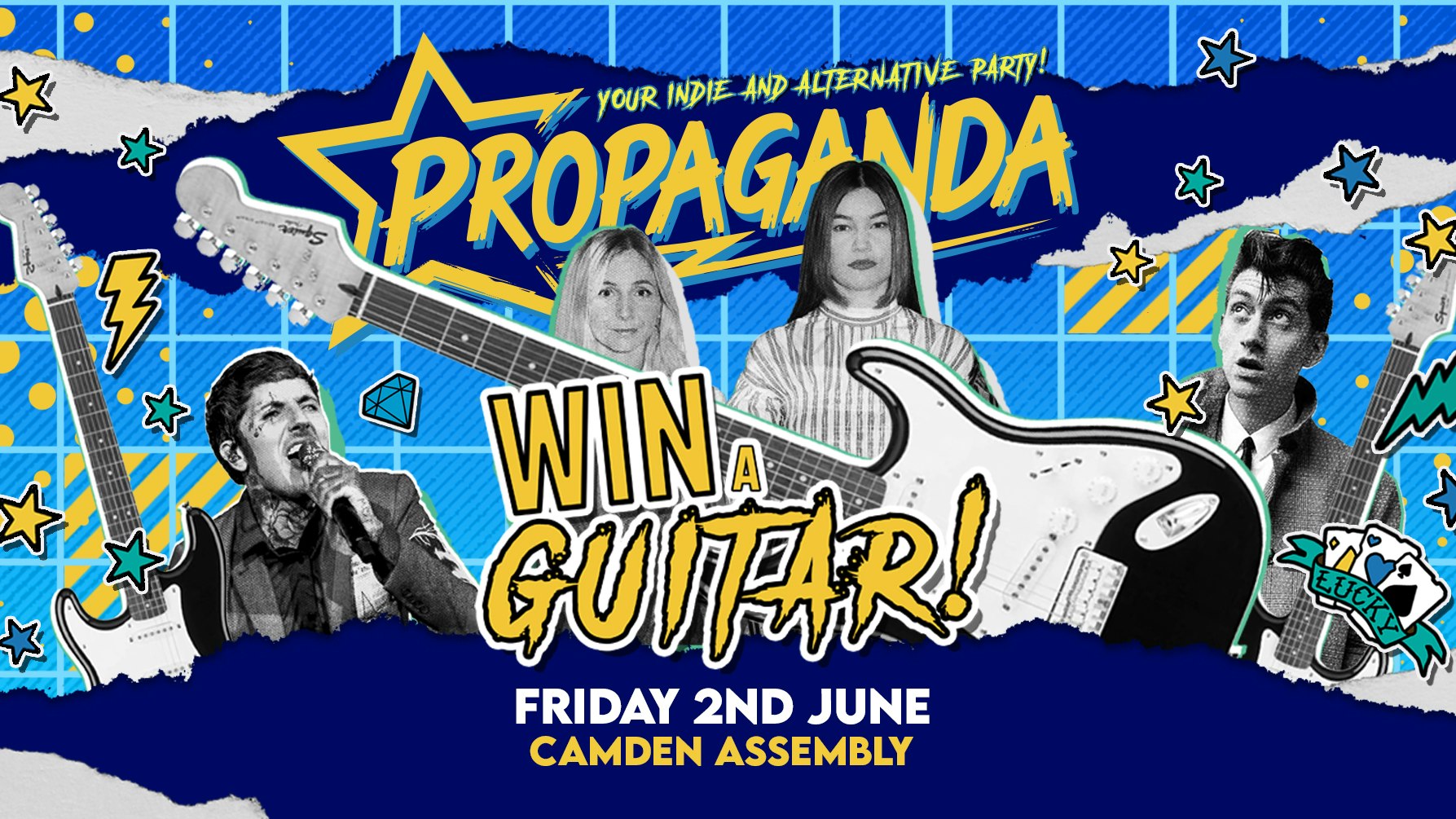 THIS FRIDAY – Propaganda London – Guitar Give-away Competition!