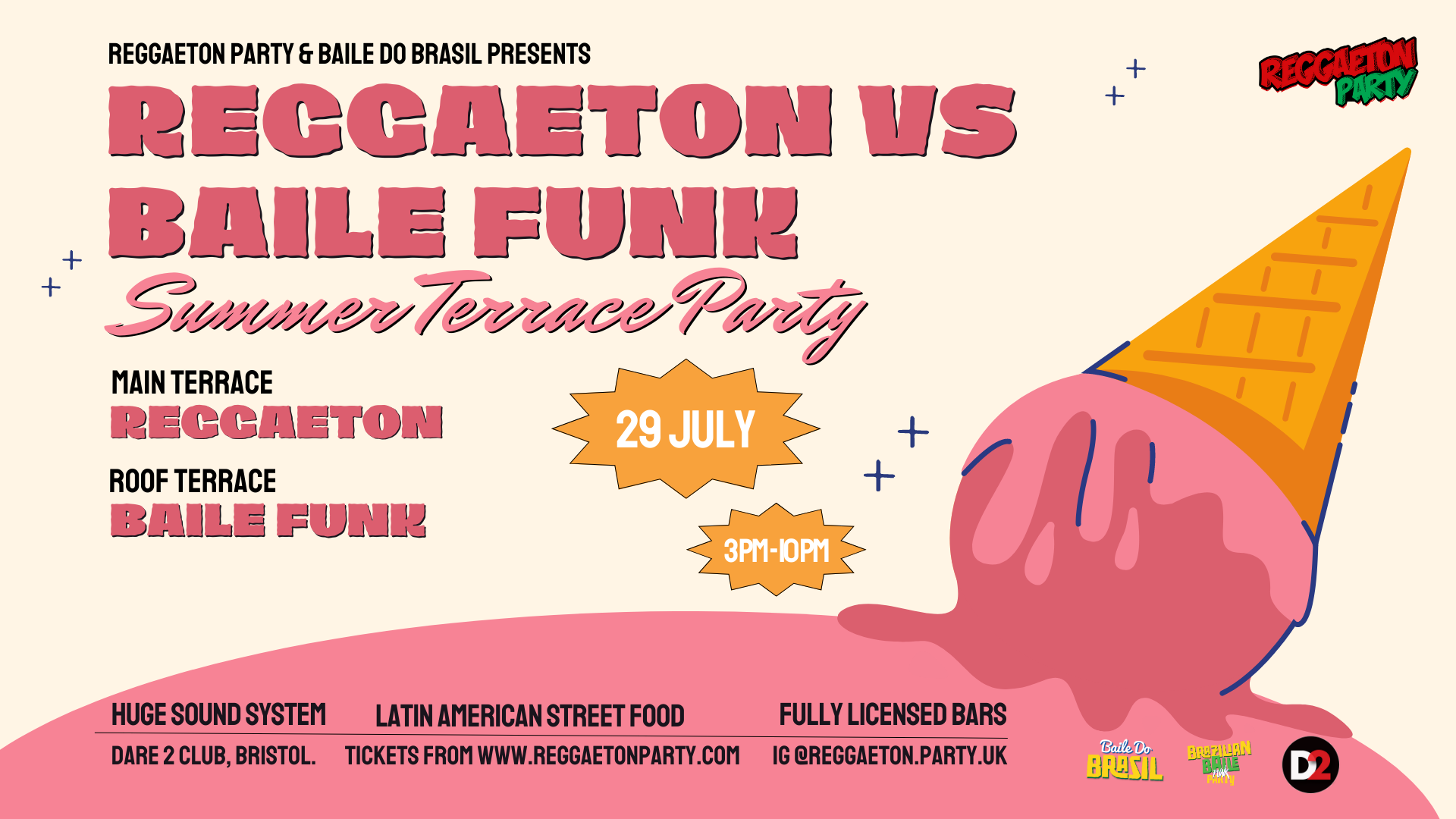 Reggaeton Vs Baile Funk Summer Day Party (Bristol)