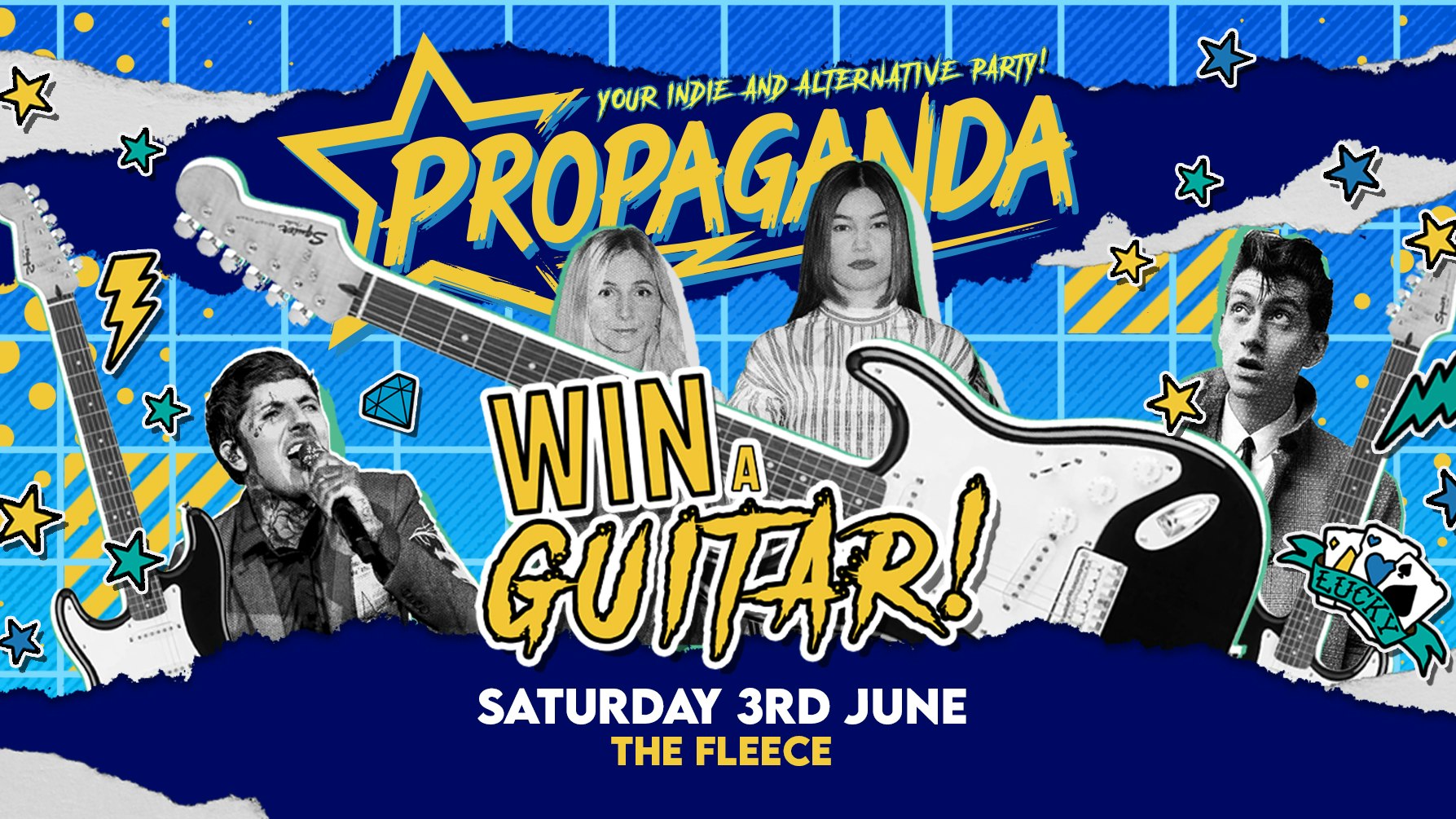 THIS SATURDAY – Propaganda Bristol – Guitar Giveaway Competition!