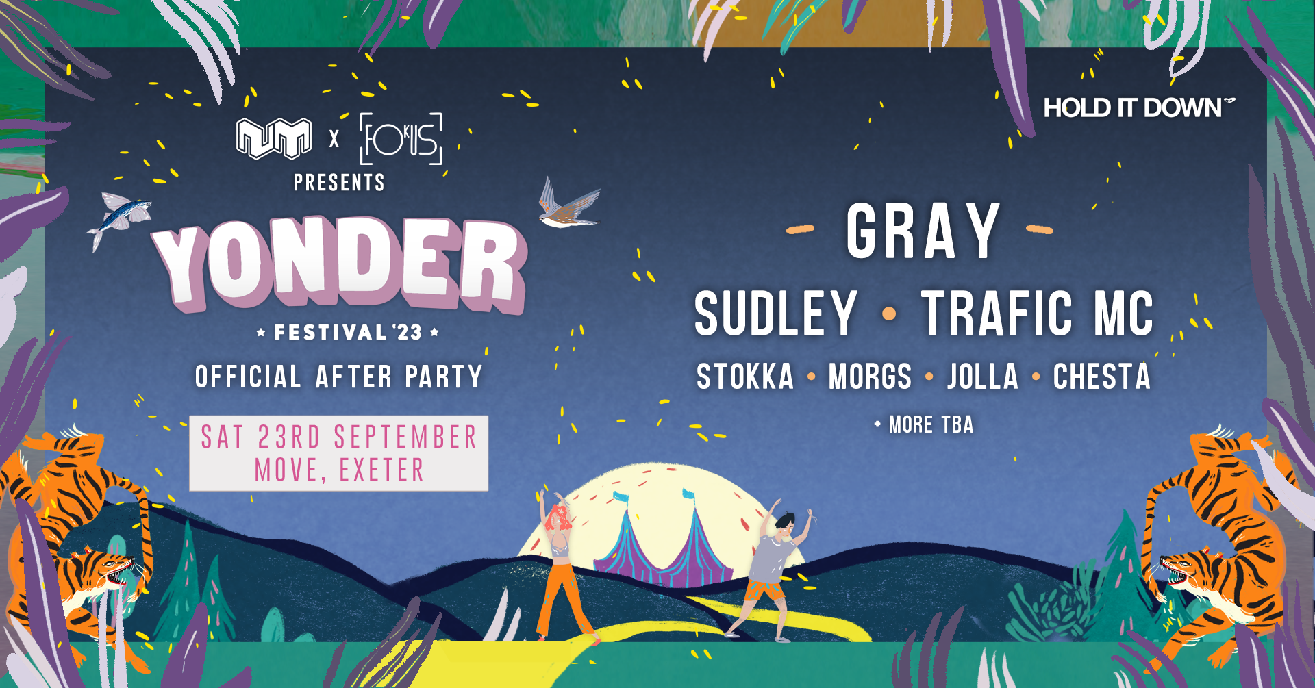 Yonder Night 2023 w/ Kelvin 373, Sudley, Trafic MC + More