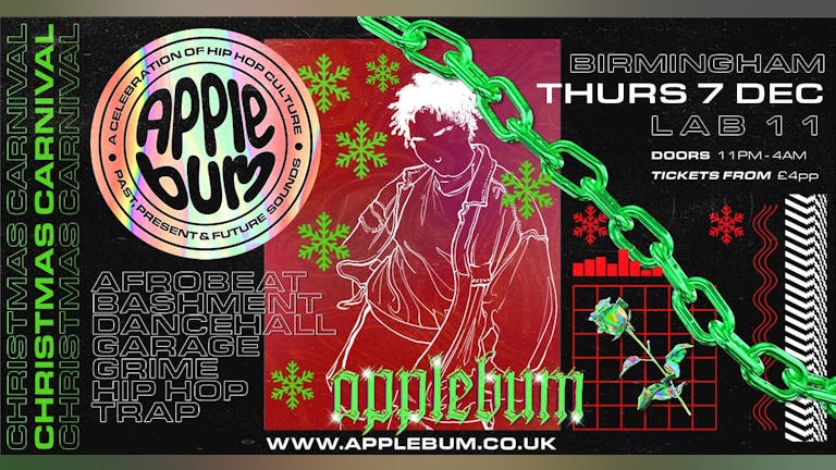 Applebum / Birmingham / Lab11 / Christmas Carnival 