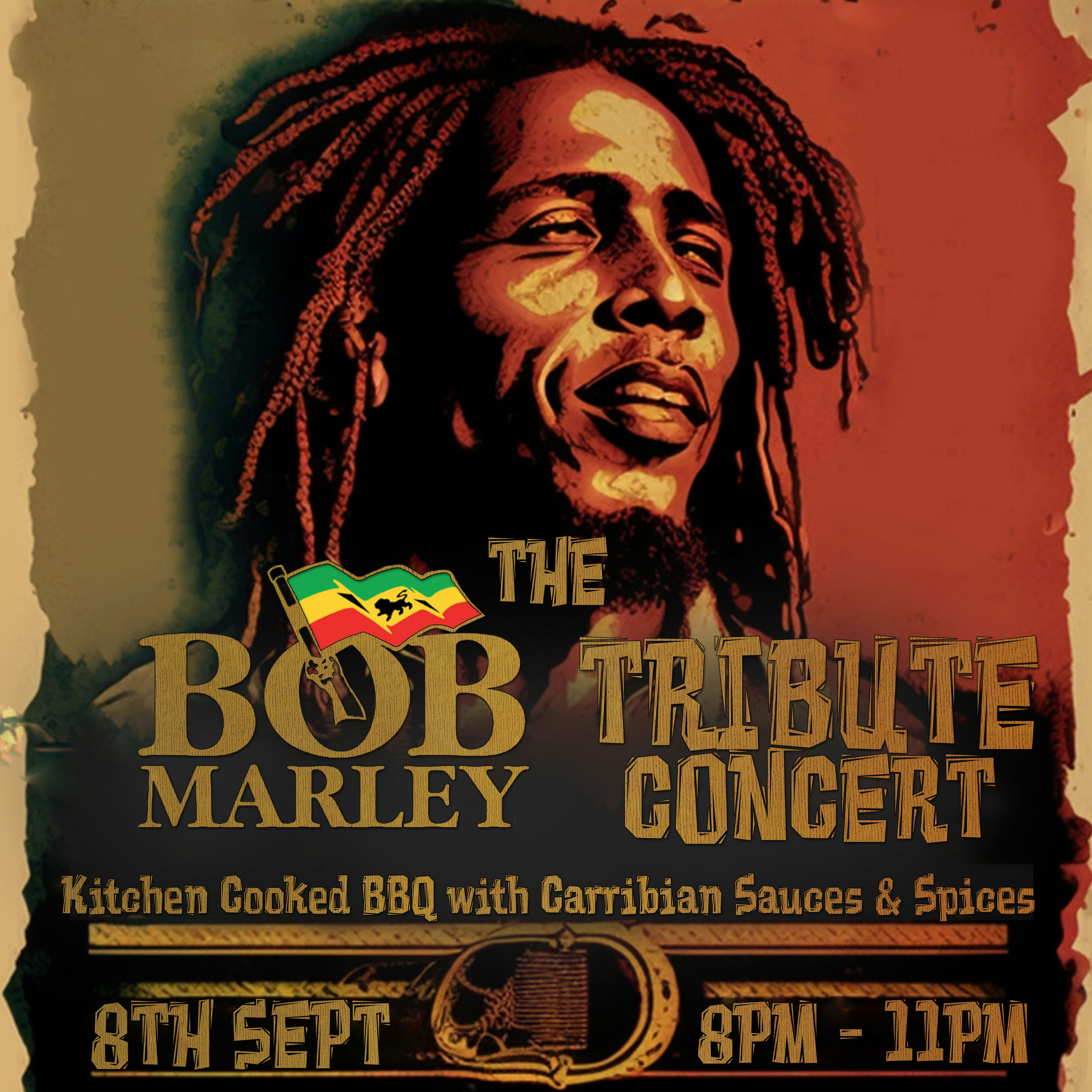 ❤️💛💚Bob Marley Tribute Concert –  Heswall 💚💛❤️